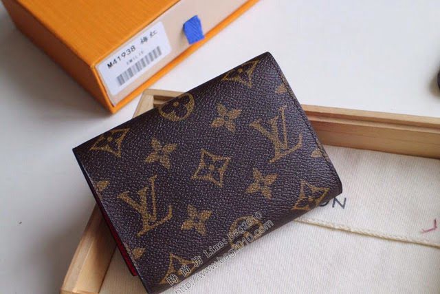 lv錢包 M41938 Victorine錢夾 lv翻蓋女款短錢包  lvqb1214